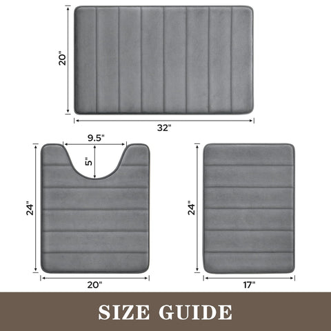 BYSURE bath rug texture close-up reveals microfiber softness and cushion.