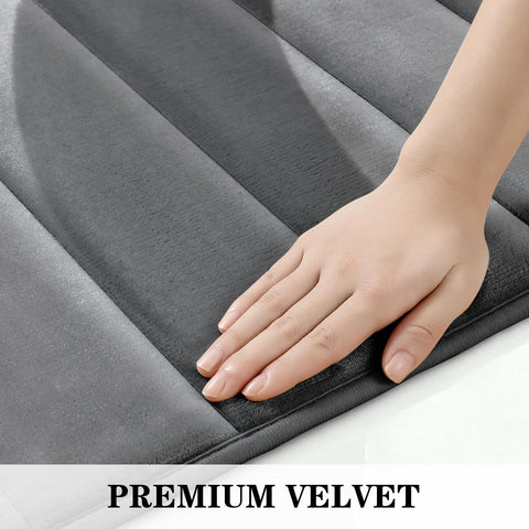 BYSURE U-shaped rug 24x20 showcases non-slip grip for stable placement.