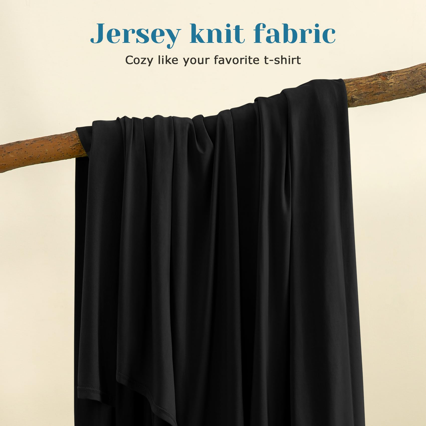 BYSURE jersey-knit king pillowcase envelope designed to minimize wrinkles overnight.