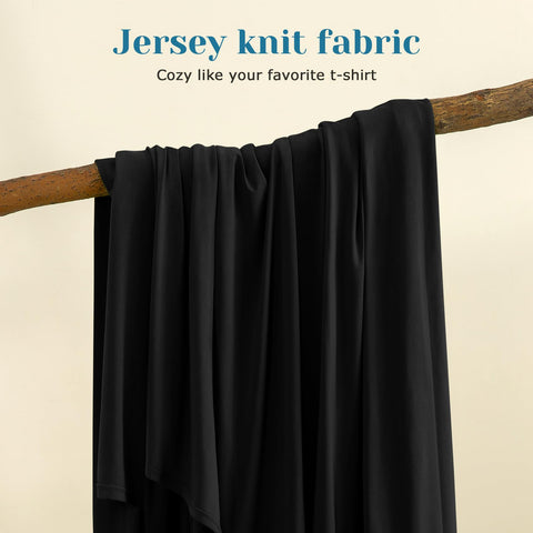 BYSURE jersey-knit king pillowcase envelope designed to minimize wrinkles overnight.