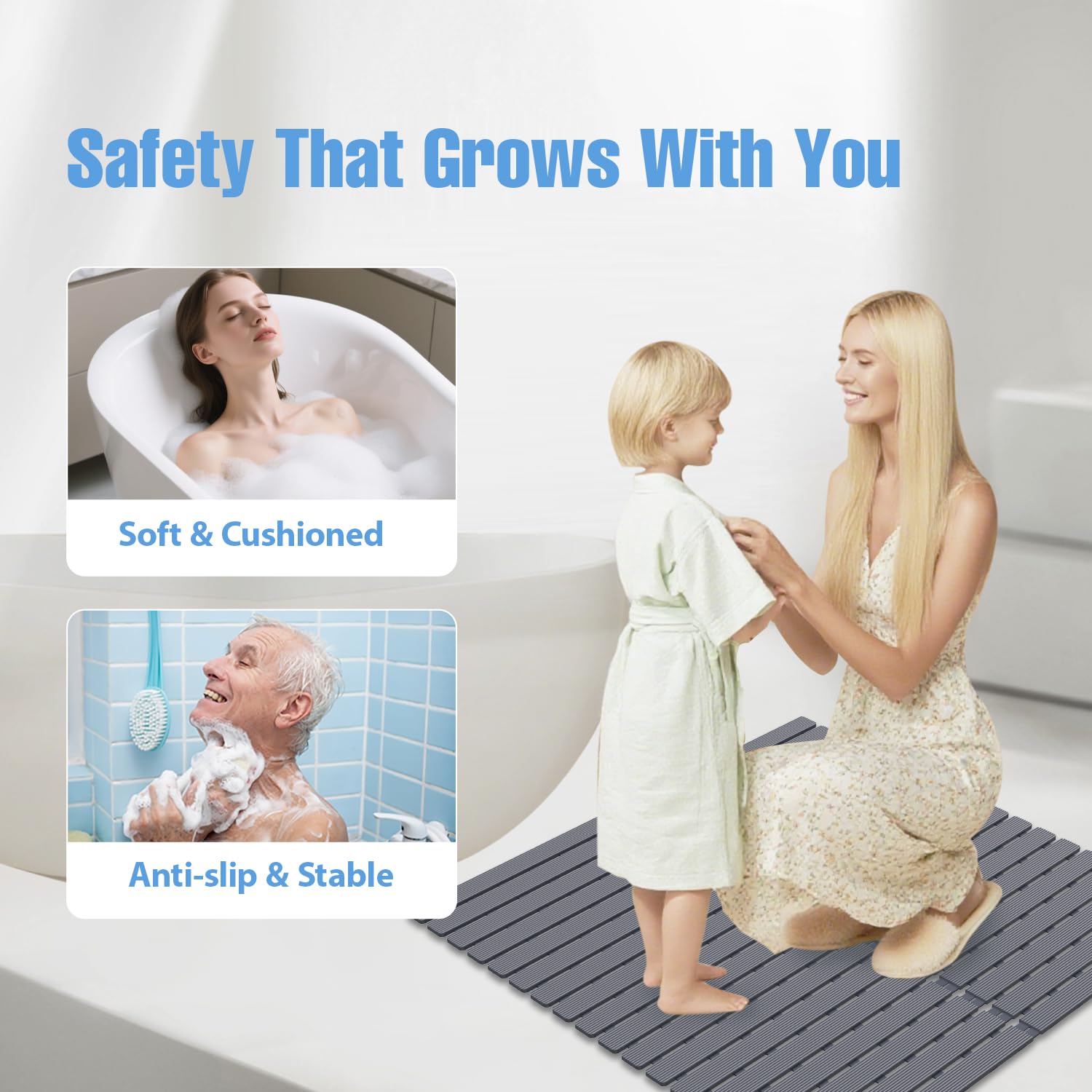 365-day warranty ensures replacement if suction or slip issues arise.