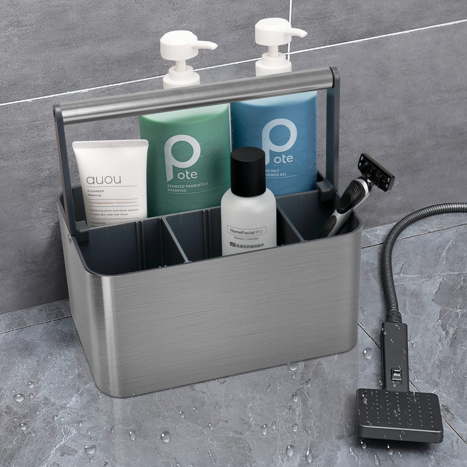BYUNER multi-functional bathroom storage bin for toiletries and cosmetics