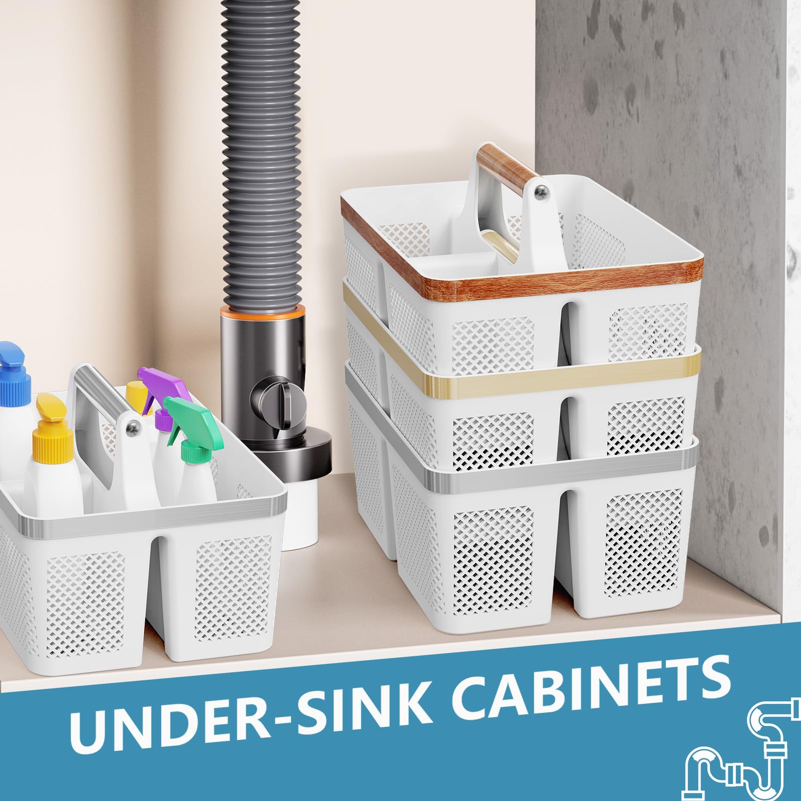 BYUNER dorm storage solution ideal for shared bathrooms