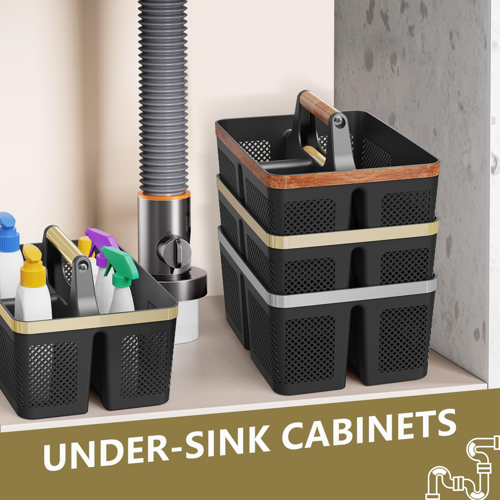Byuner shower caddy is lightweight yet durable for daily use during travel.
