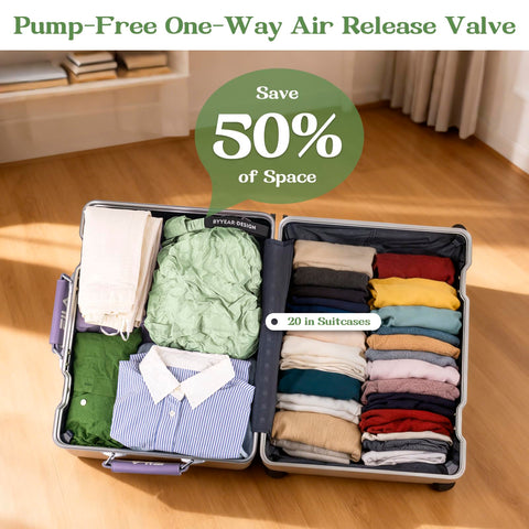 ByYear laundry bag built-in handle simplifies carrying when full.