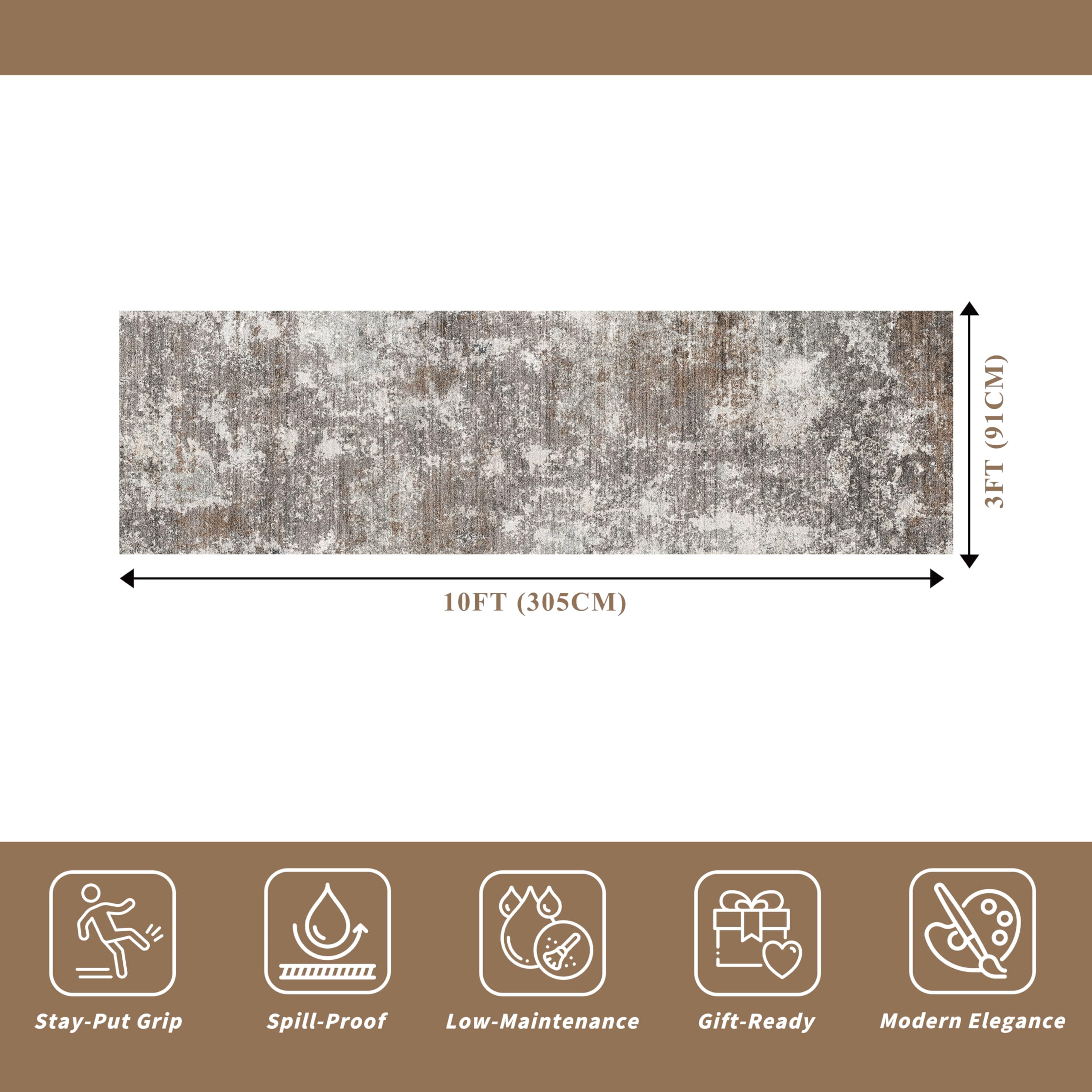 BYYVOO stain-resistant fibers help repel everyday messes in busy spaces.