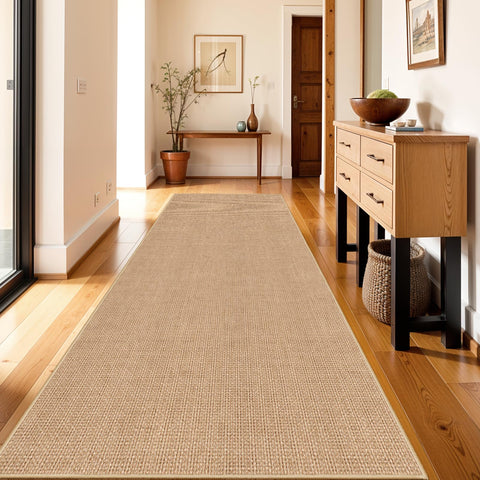 BYYVOO hallway runner with non slip backing keeps rugs steady underfoot