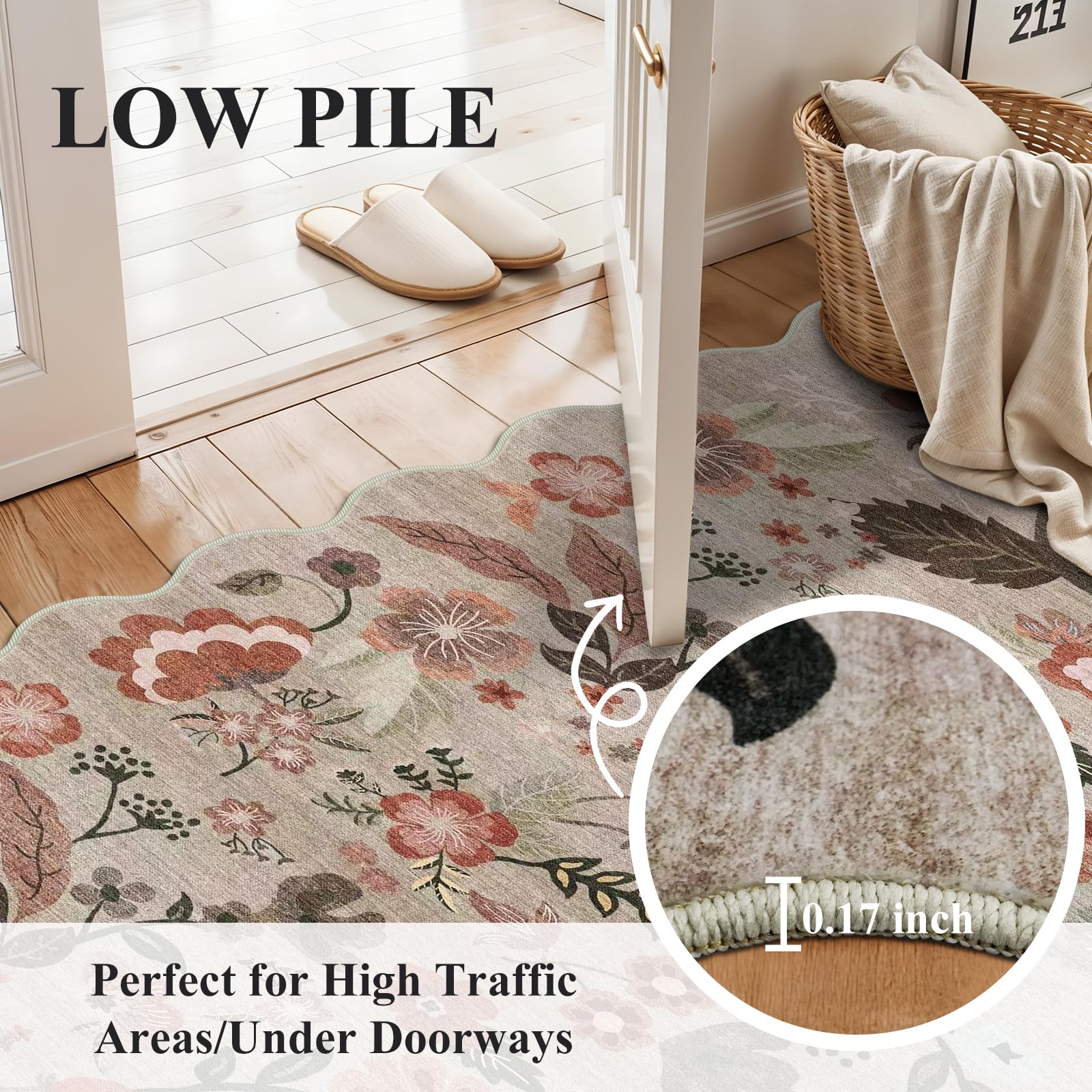 BYYVOO spill-resistant rug helps keep spills from reaching floors.
