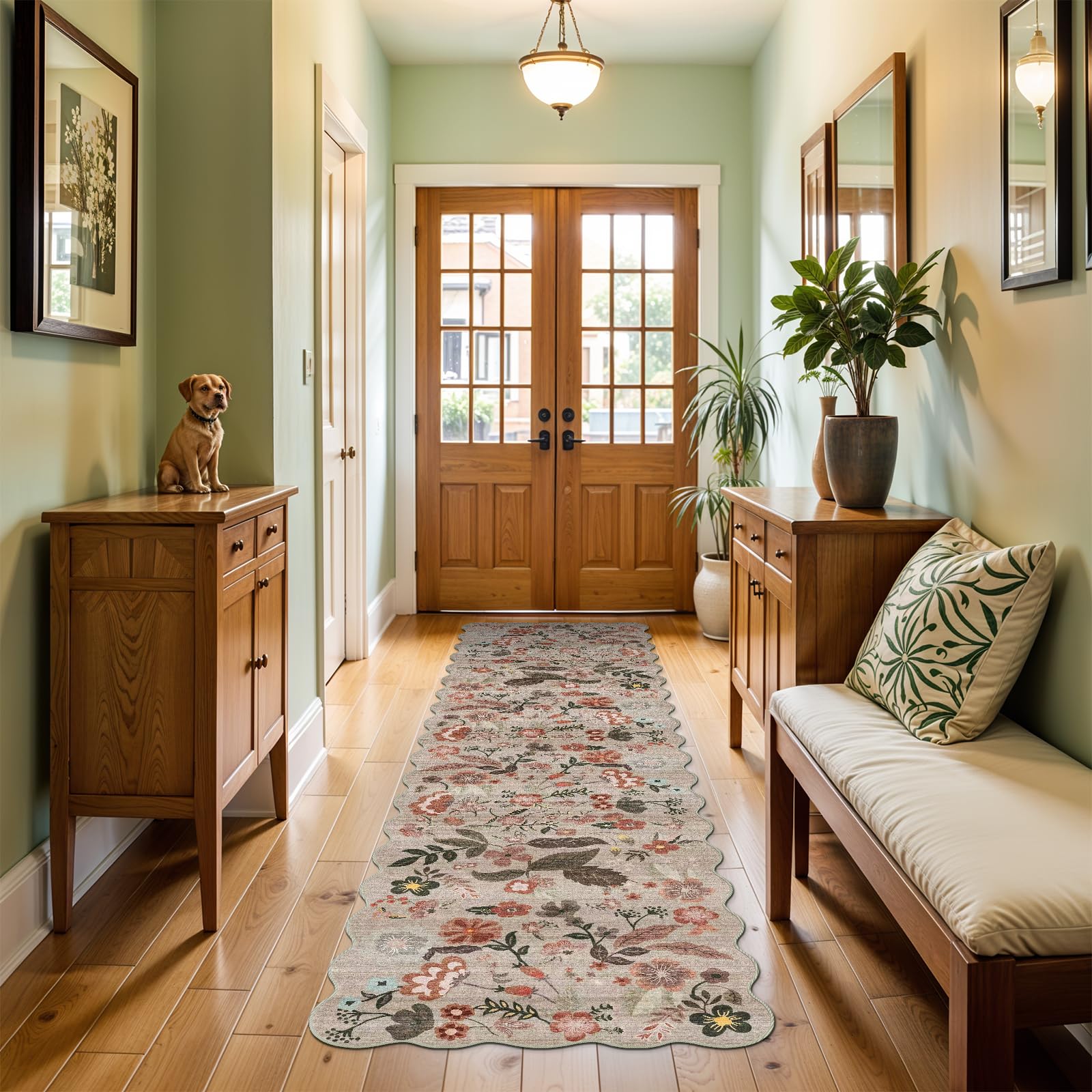 BYYVOO versatile decor rug suits kitchen, bathroom, and entryways.