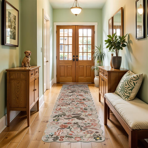 BYYVOO versatile decor rug suits kitchen, bathroom, and entryways.