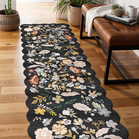 BYYVOO washable hallway runner for quick spot cleaning and easy care