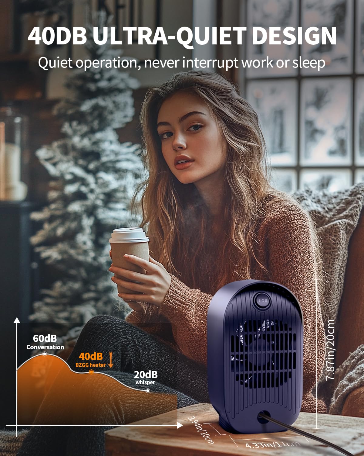 BZGG two-mode heater with 1000W and 700W options.