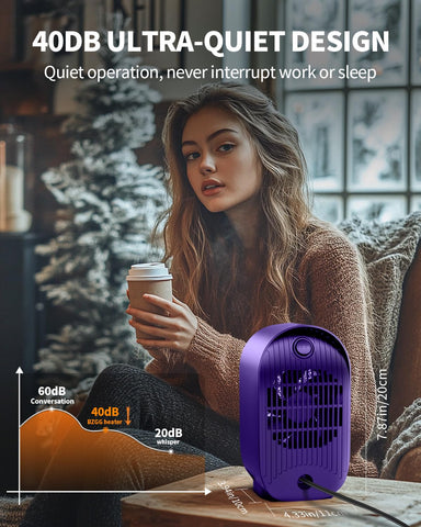BZGG UL-certified personal heater for reliable safety and warmth.