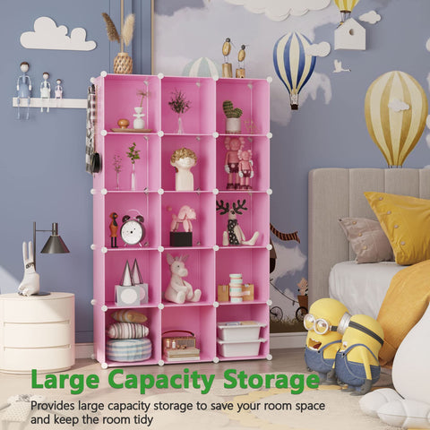 C&AHOME modular shelves wall display demonstrates flexible room organization.