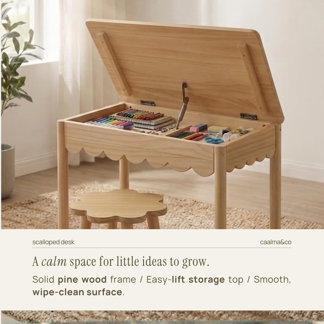 CAALMA & Co solid pine wood construction for durable daily use.