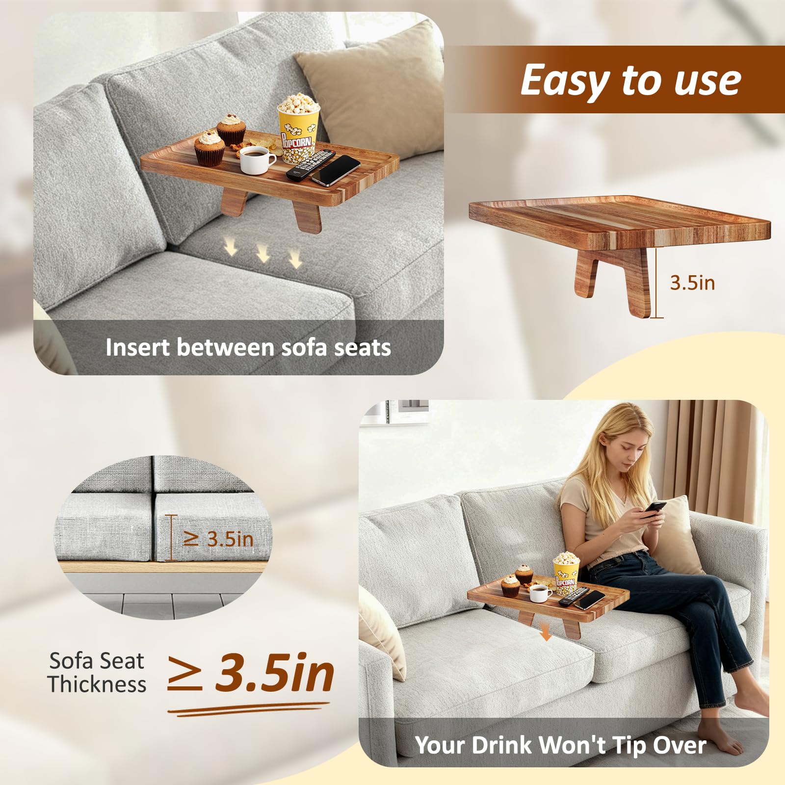 Cabalay modern acacia wood decor blends with any room and lifestyle.