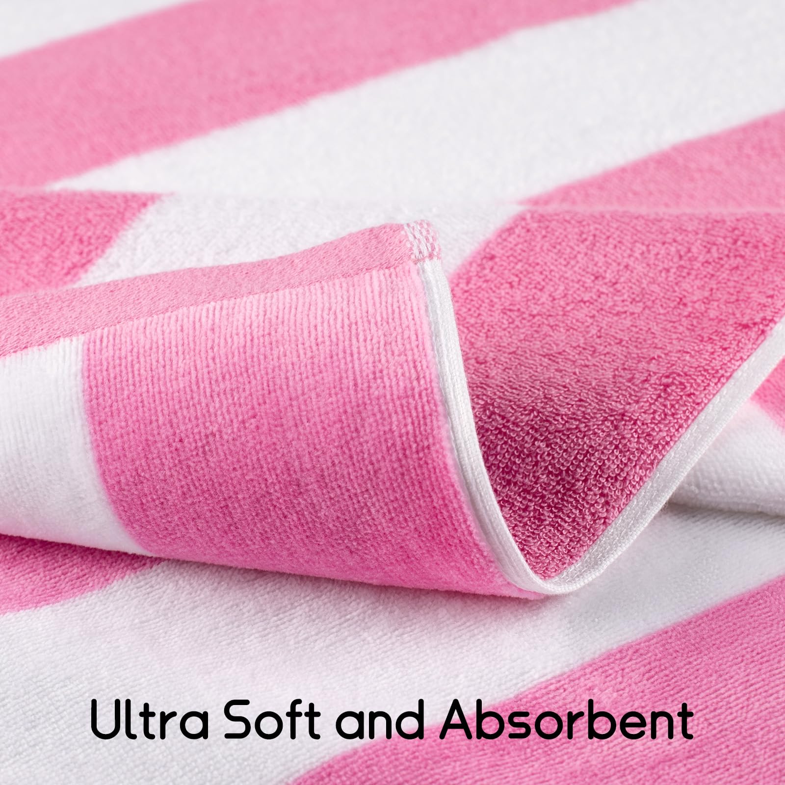 cabanana dual surface towel side highlights soft pile and durable backing for comfort