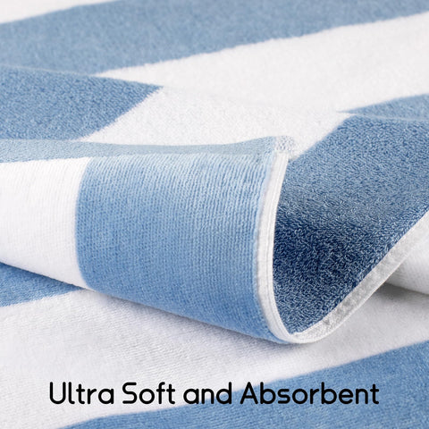 cabanana large towel dual-surface terry back for lounging and quick drying.