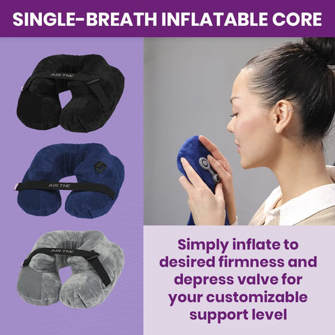 Cabeau Air TNE washable cover keeps it fresh between trips