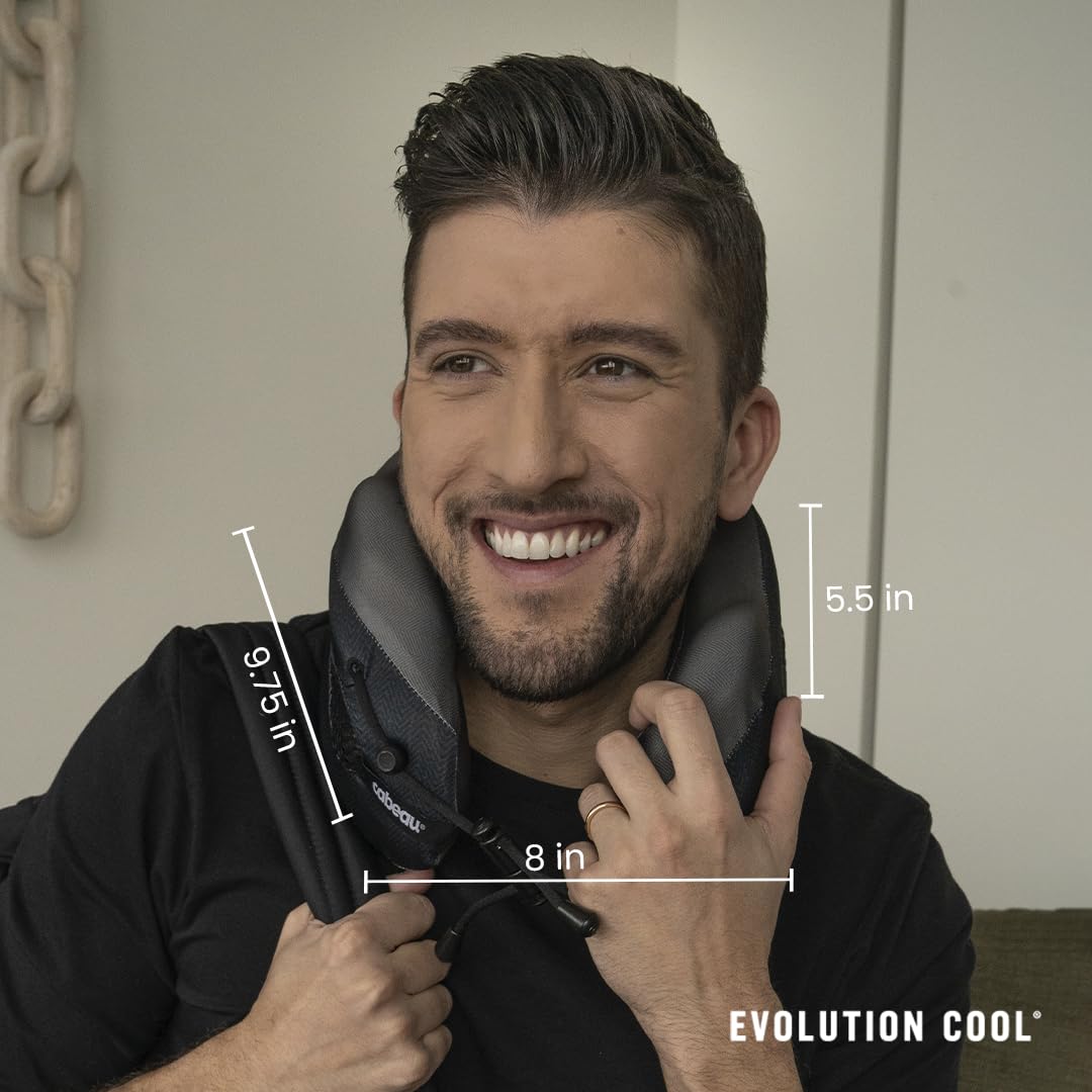 Removable washable cover keeps Cabeau Evolution Cool pillow fresh between trips