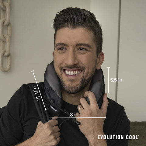 Removable washable cover keeps Cabeau Evolution Cool pillow fresh between trips
