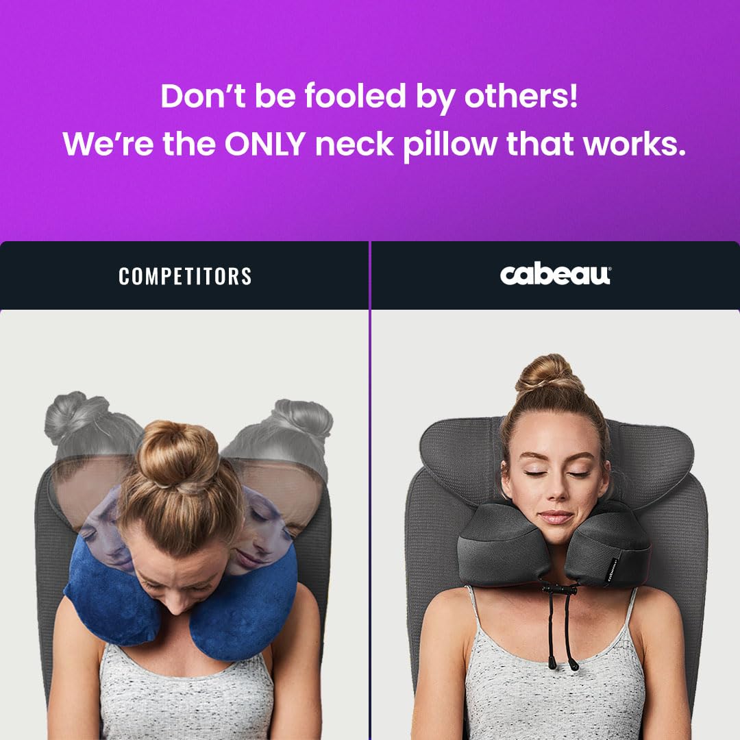 Cabeau Evolution S3 dual-density memory foam adapts to head position.