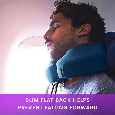 Cabeau Evolution S3 front clasps cradle your head securely.