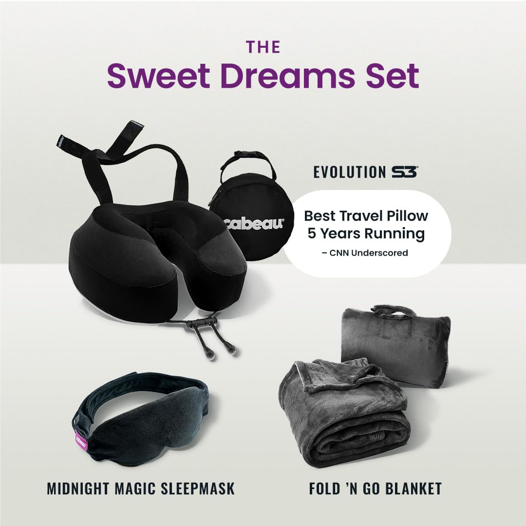 Jet Black Cabeau Evolution S3 color option for travelers