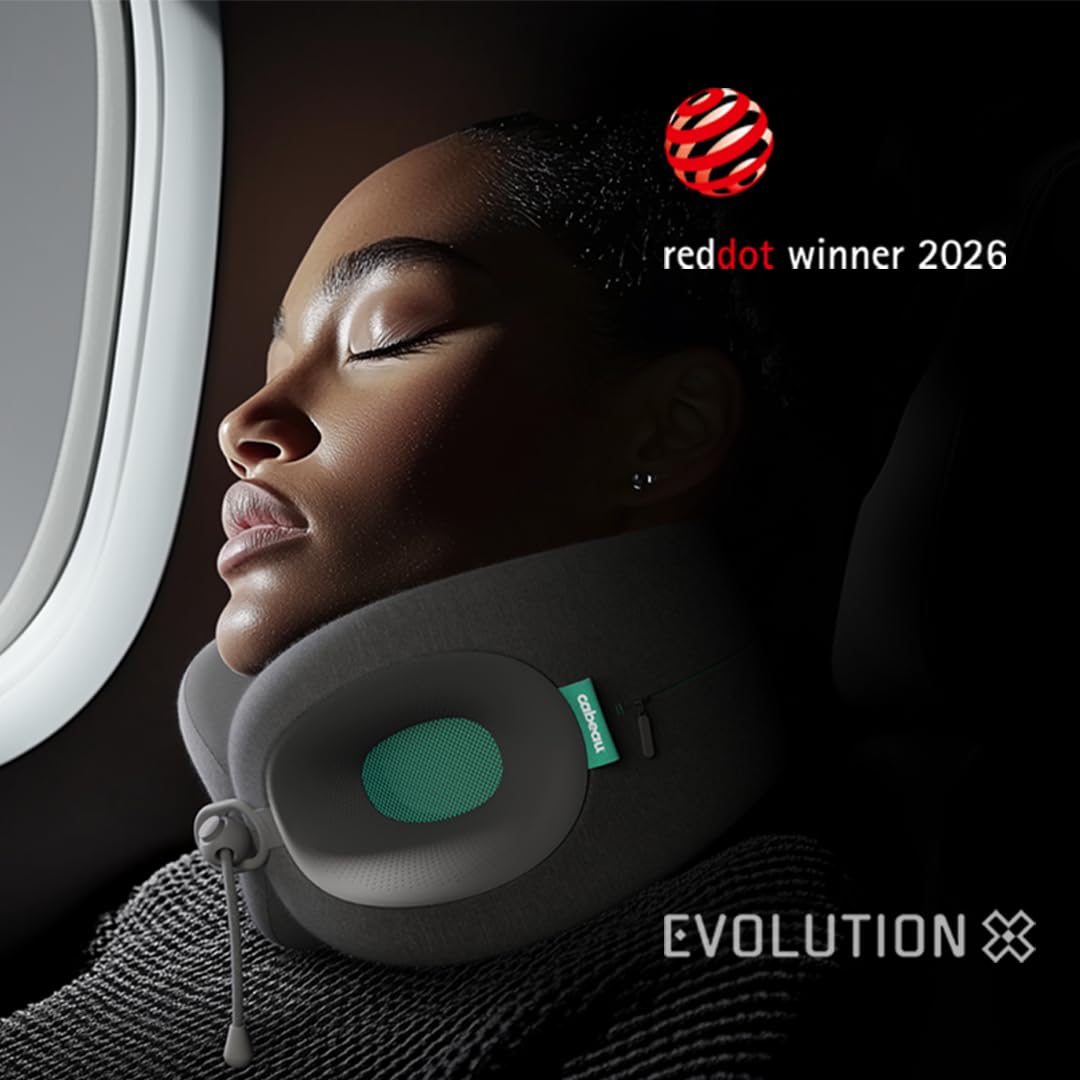 Cabeau Evolution X cord and lock feature enabling fine-tune pressure for individualized comfort.