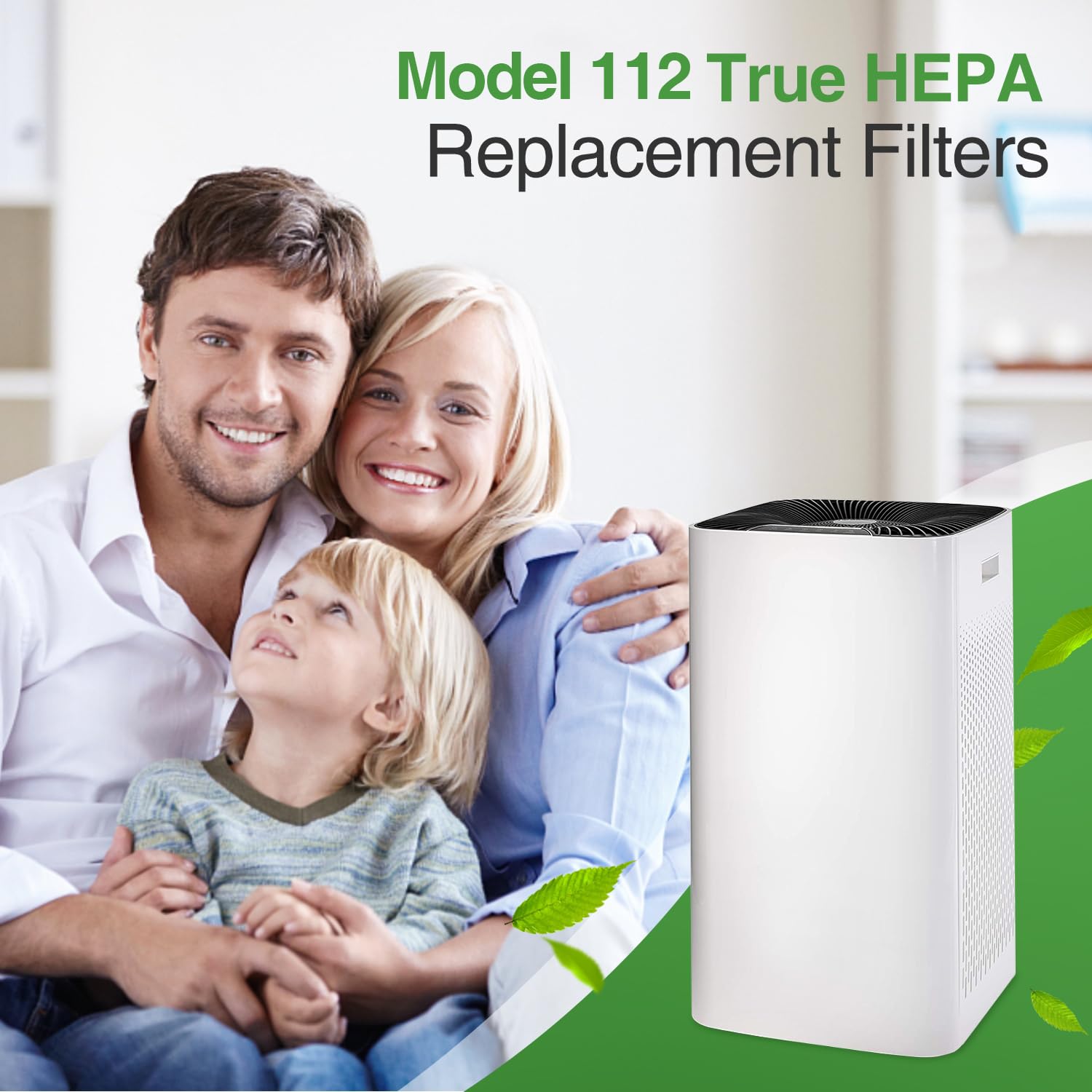 Cabiclean 112 filter set presented for easy home replacement.