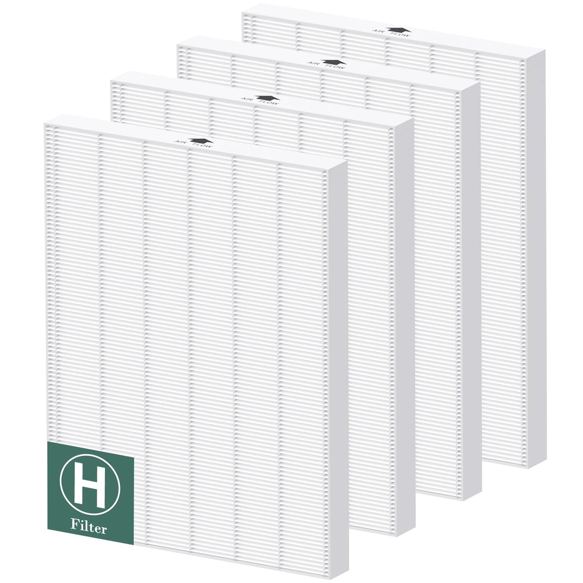 Cabiclean 116130 Filter H four-pack box for Winix compatibility and long-term use.