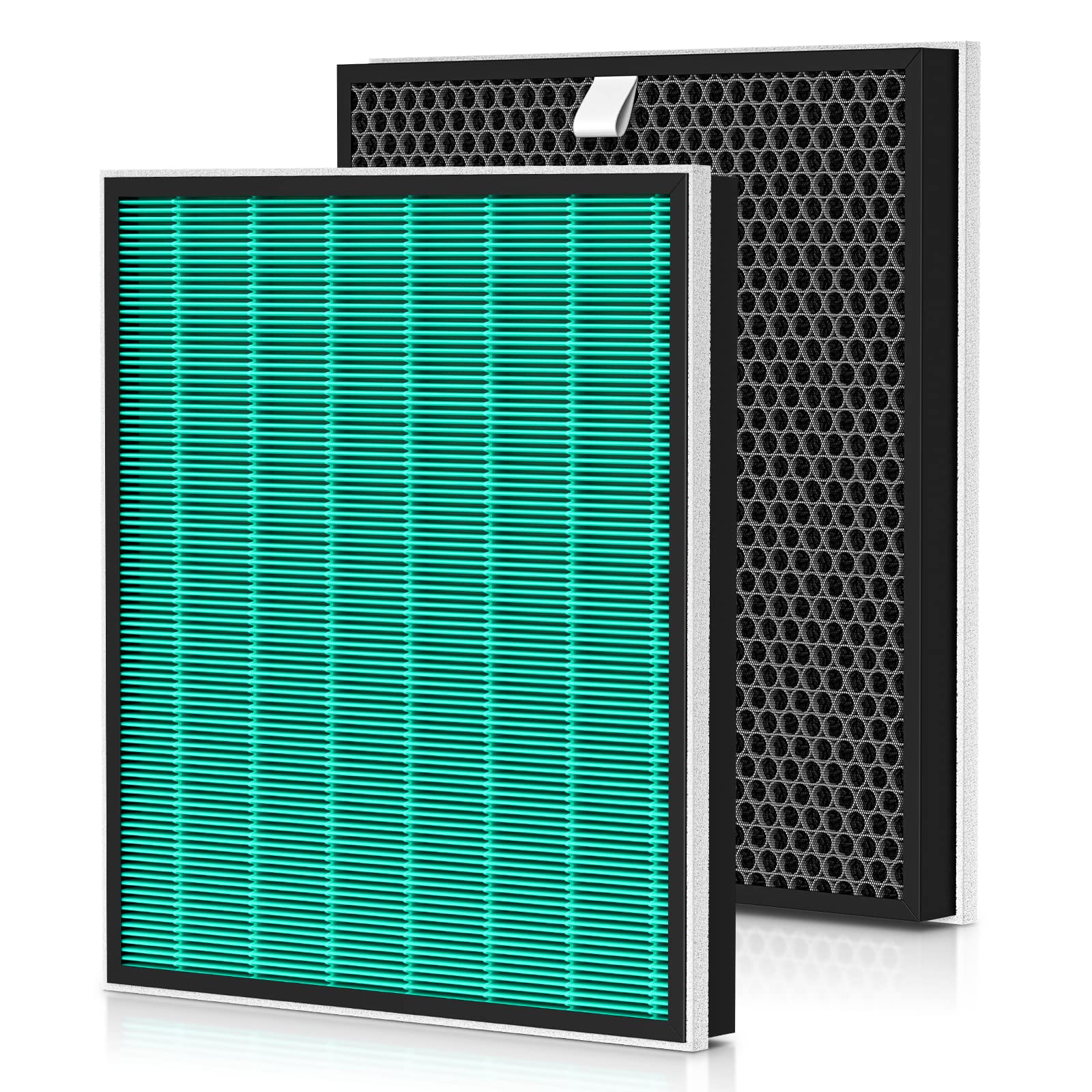 Cabiclean 2-pack filter for Coway Airmega 250-250S, front view, ready to refresh indoor air