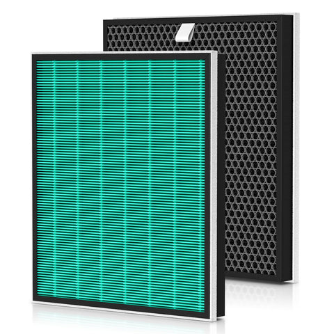 Cabiclean 2-pack filter for Coway Airmega 250-250S, front view, ready to refresh indoor air