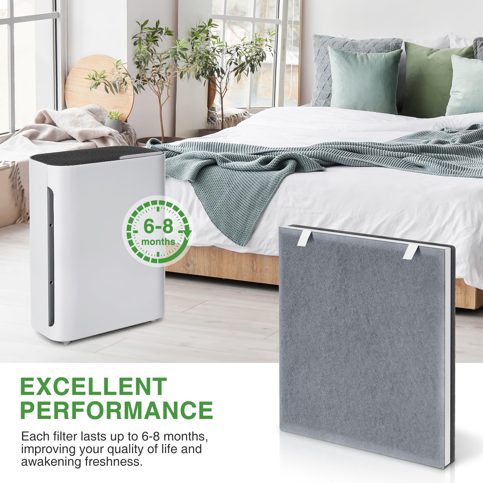 Cabiclean 4-pack Vital 100 replacement filters for long-lasting performance.