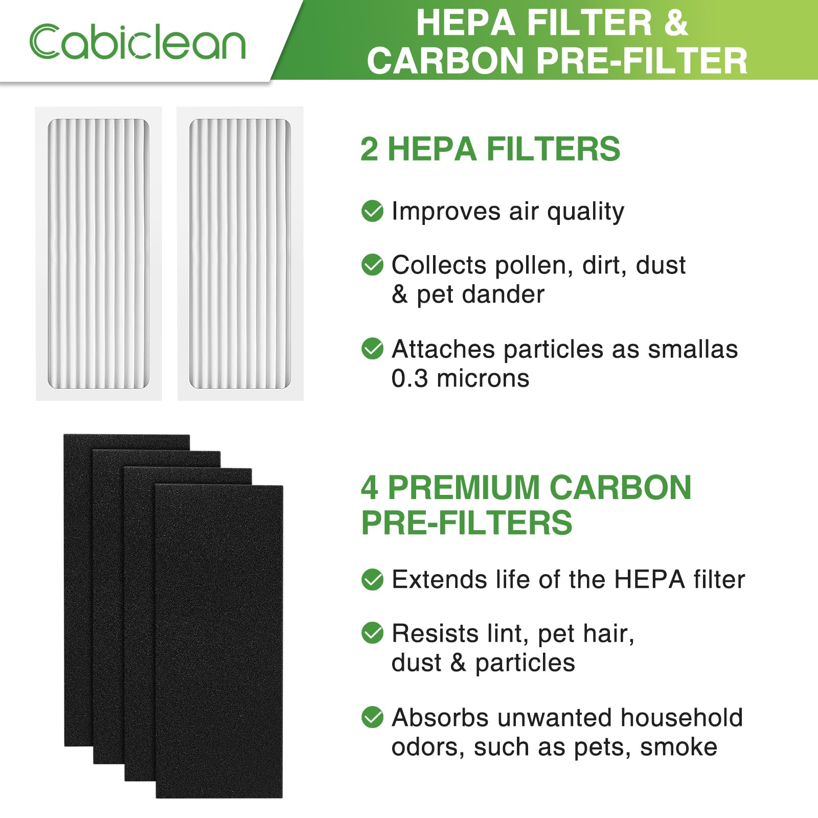 Cabiclean 990051000 replacement filter in use, easy replacement.