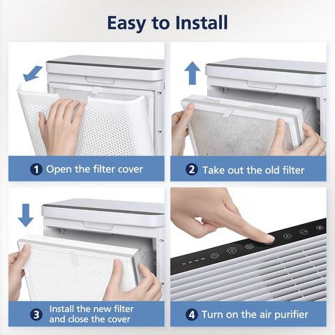 Cabiclean air purifier comfort image suggests quiet operation in a living space