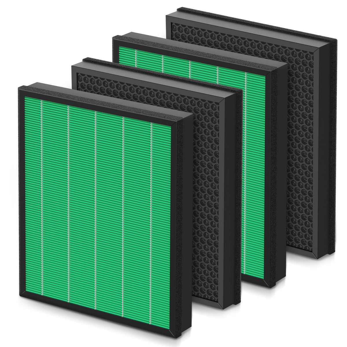 Cabiclean AP1515-FP replacement filter for Coway Airmega Max2 300 with enhanced filtration.