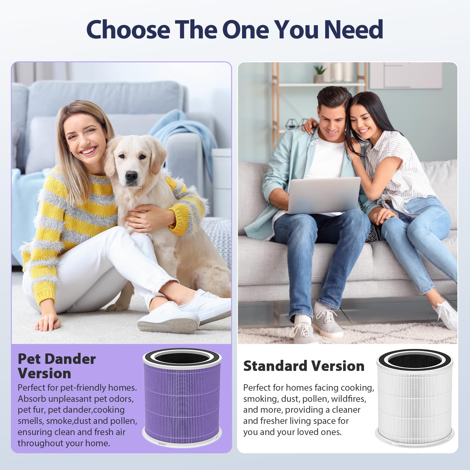 Cabiclean AP301 pet odor reduction demo in living space.