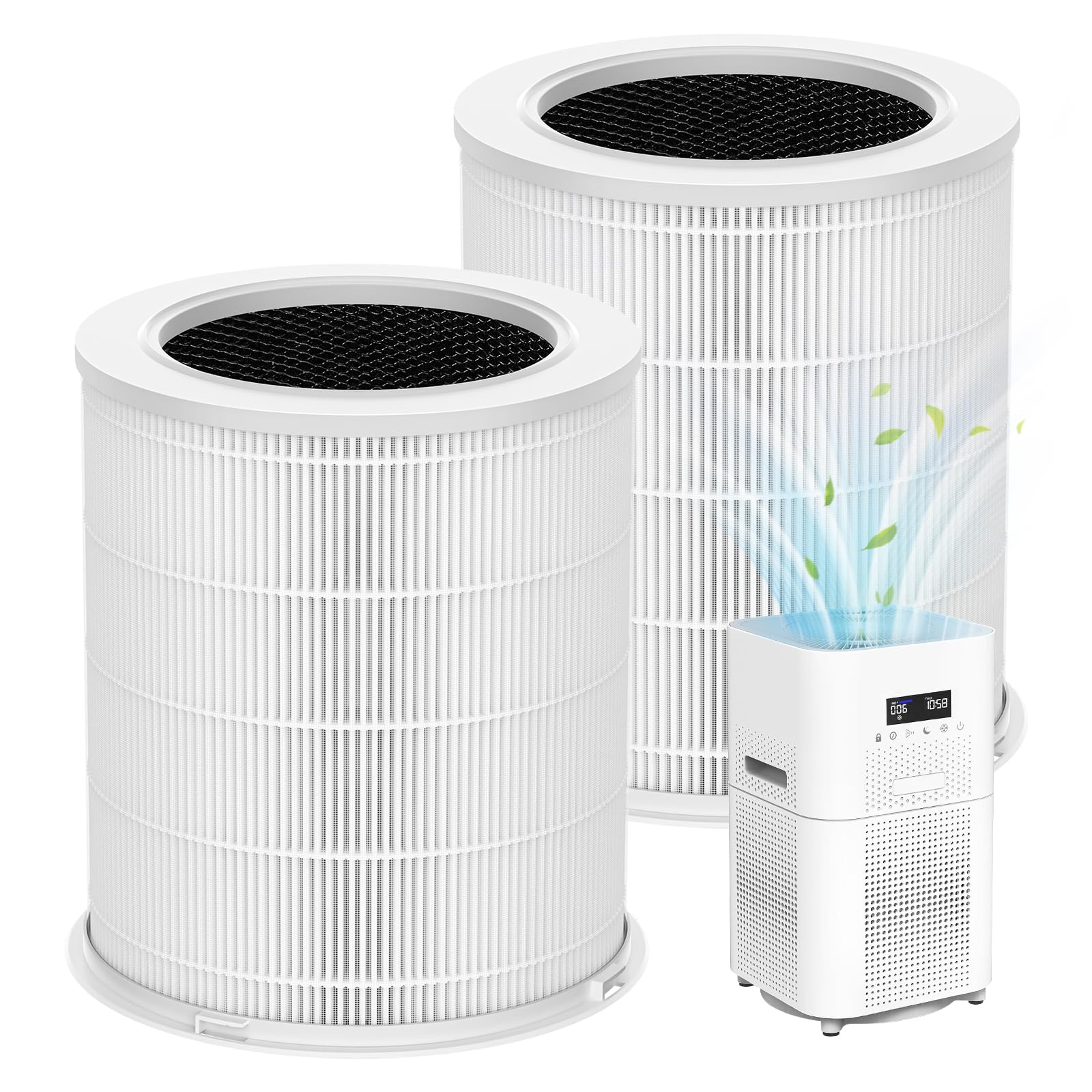 Cabiclean AP401 AP402 filter pack front view for large room purification.