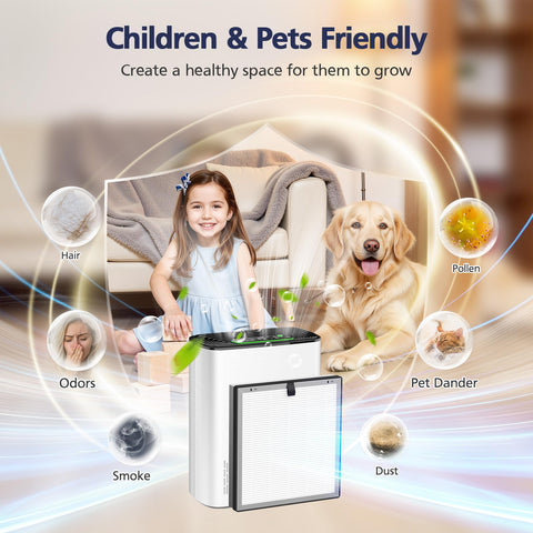 Cabiclean APH3000 filter targets dust, pollen, and pet dander for daily comfort