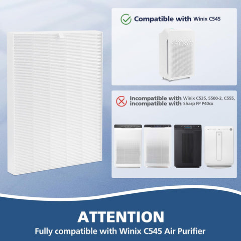 Cabiclean C545 filter S inside view reveals layered filtration