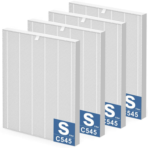Cabiclean C545 four-pack HEPA replacement filter for cleaner air