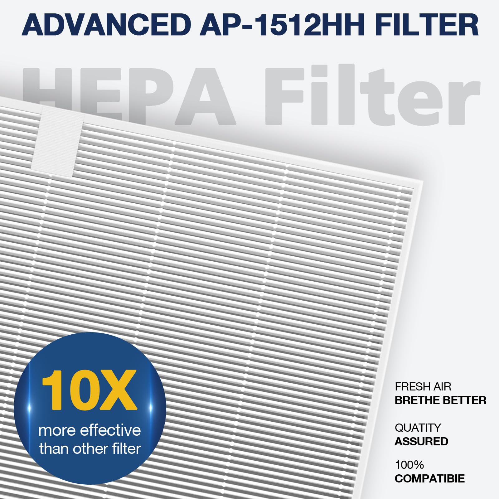 Cabiclean carbon filter closeup highlighting activated carbon