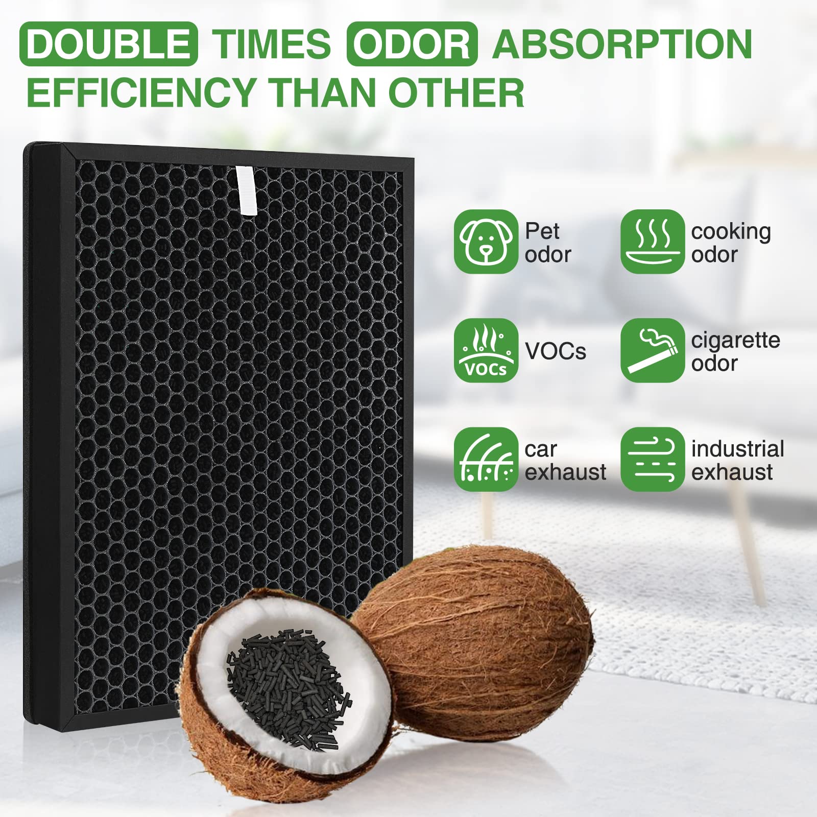 Cabiclean Coway Airmega Max2 filter dimensions for compatibility