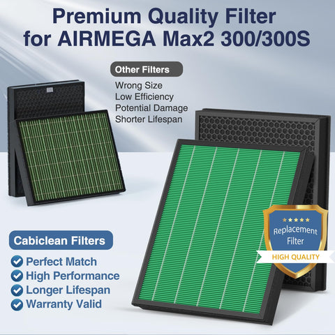 Cabiclean easy-replace design simplifies routine maintenance.