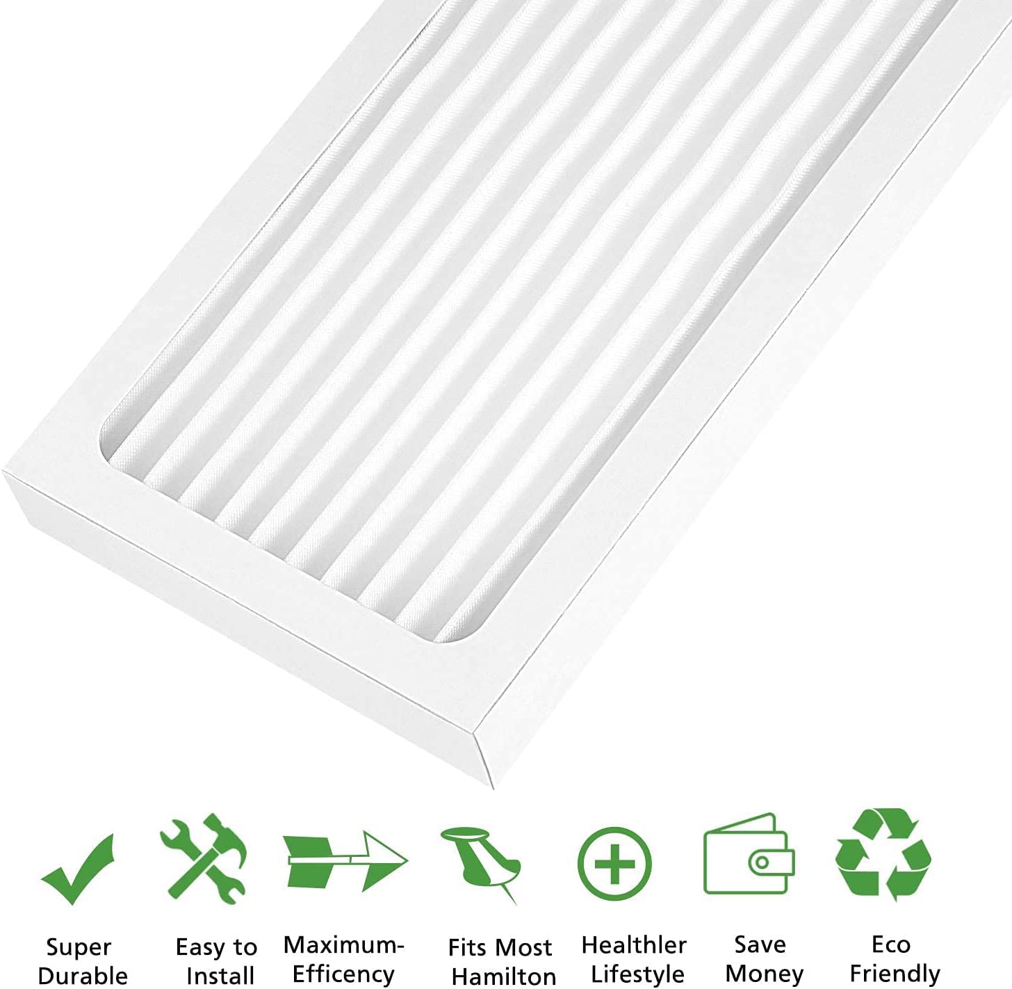 Cabiclean eco-friendly nonwoven fabric filter for durable performance.
