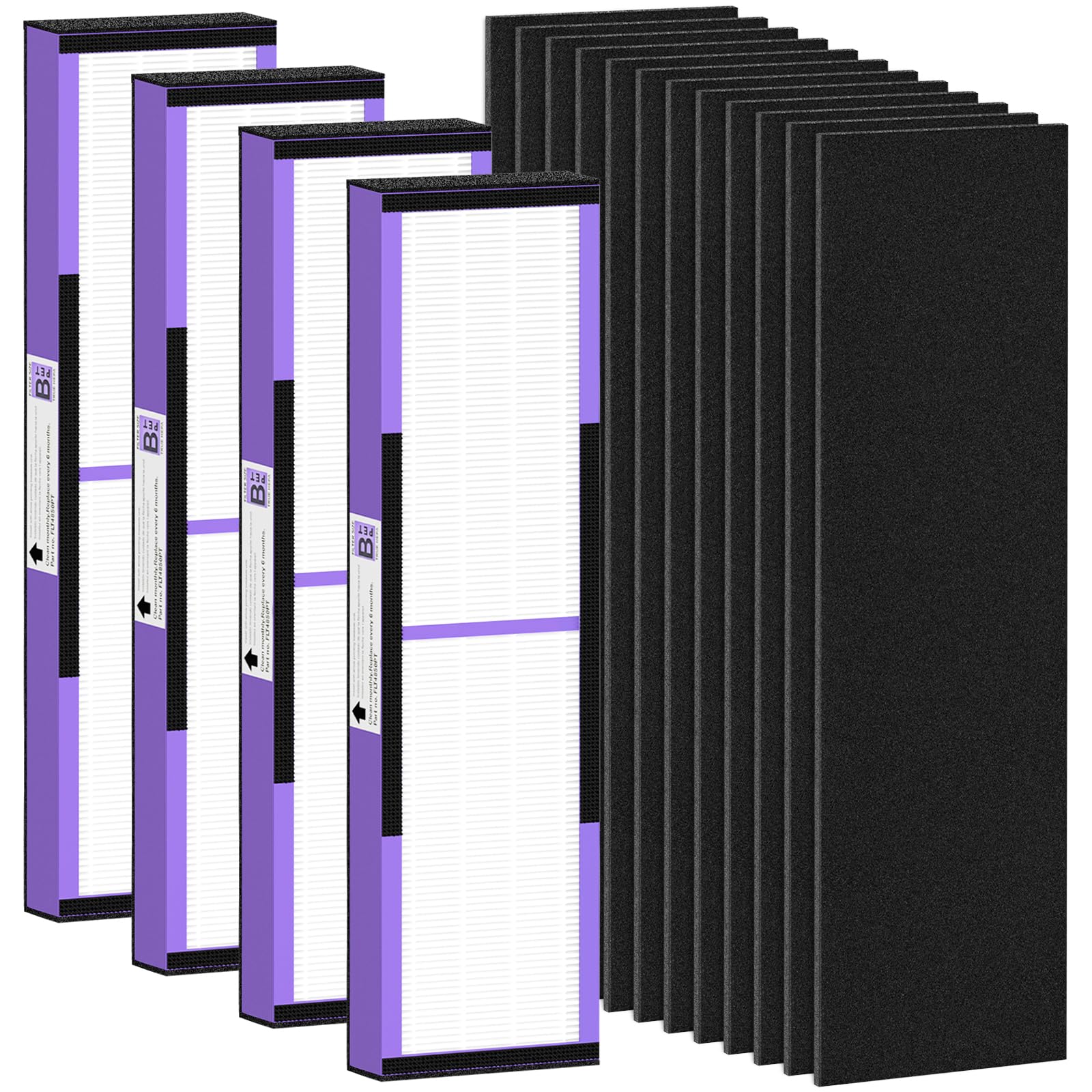 Cabiclean FLT4825 HEPA B filter for high-efficiency particle capture in homes