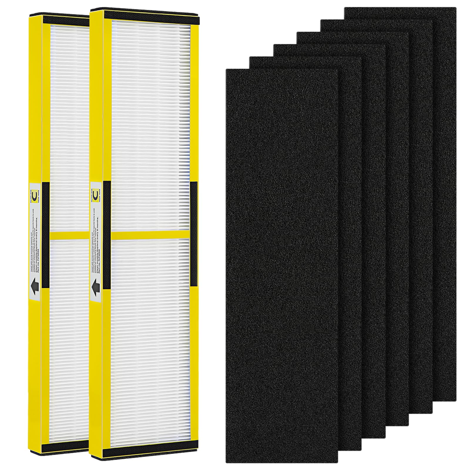 Cabiclean FLT5000 HEPA filter close-up captures fine particles.