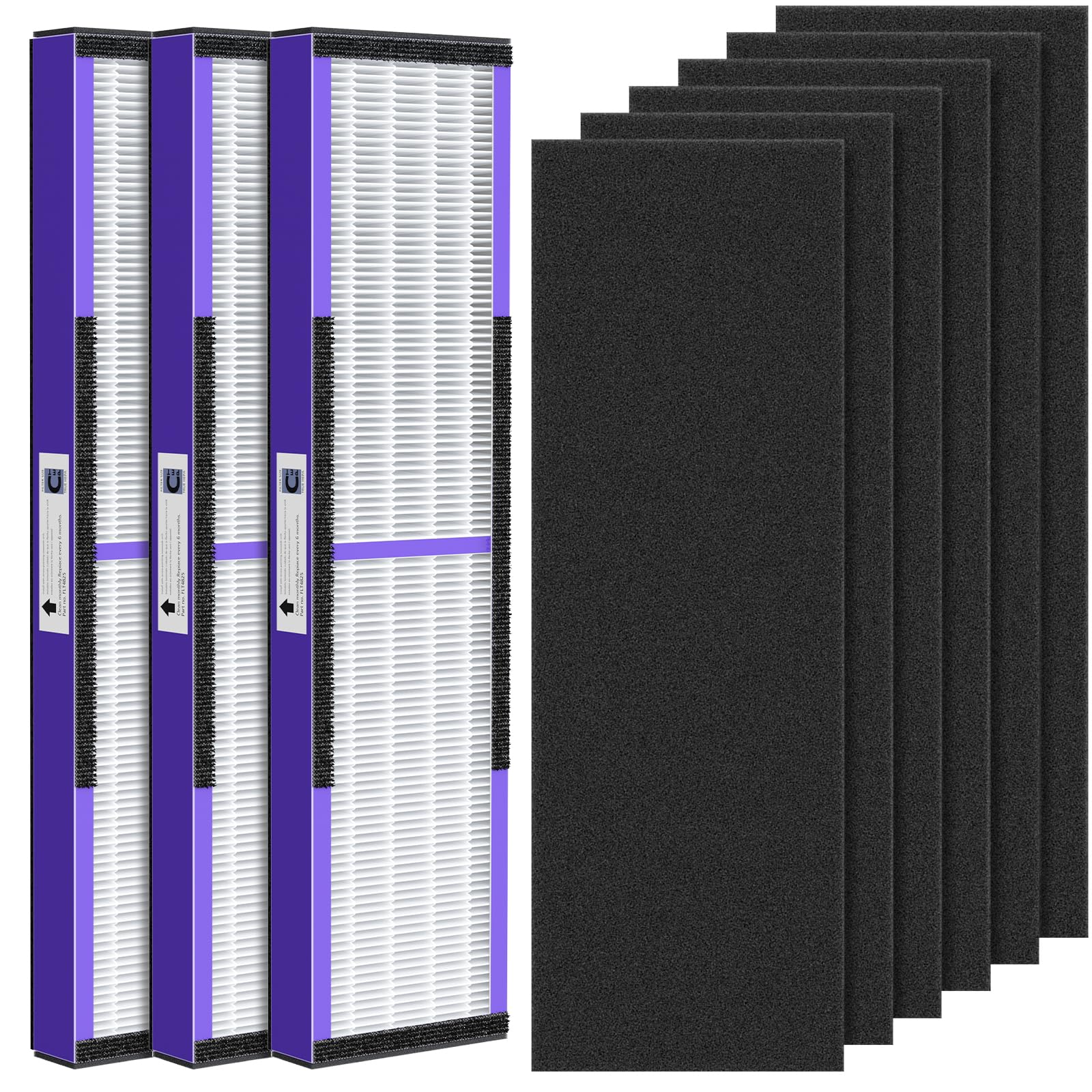 Cabiclean FLT5250PT filter pack front view for GermGuardian compatibility and easy replacement.