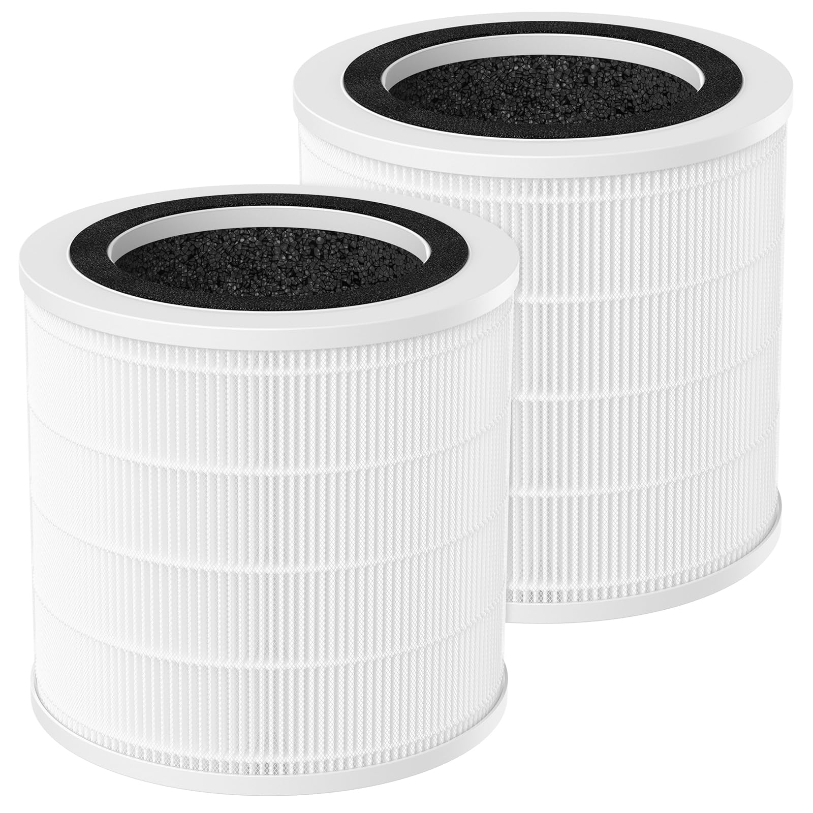 Cabiclean H7126 filter 3in1 close-up showing HEPA, carbon, and pre-filter layers for efficient air filtration.